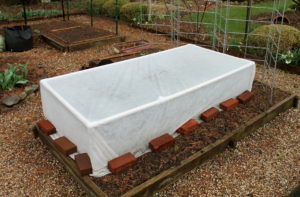 Here's my floating row cover frame.