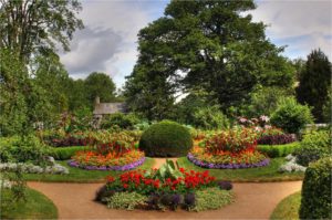 One of the gardens at Annapolis Royal Botanical Gardens.